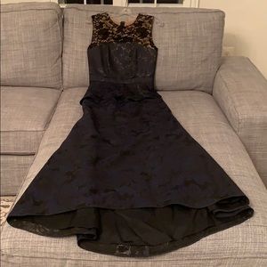 Carmen Marc Valvo peplum gown